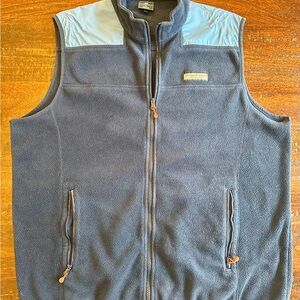 Vineyard Vines Men's Blue Fleece Vest
